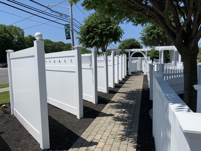 Various PVC Fence Styles
