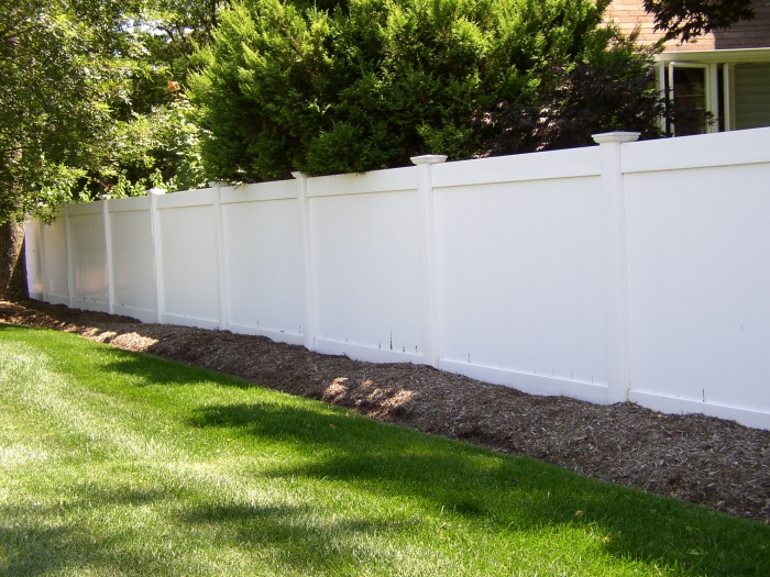 Solid PVC Privacy Fence